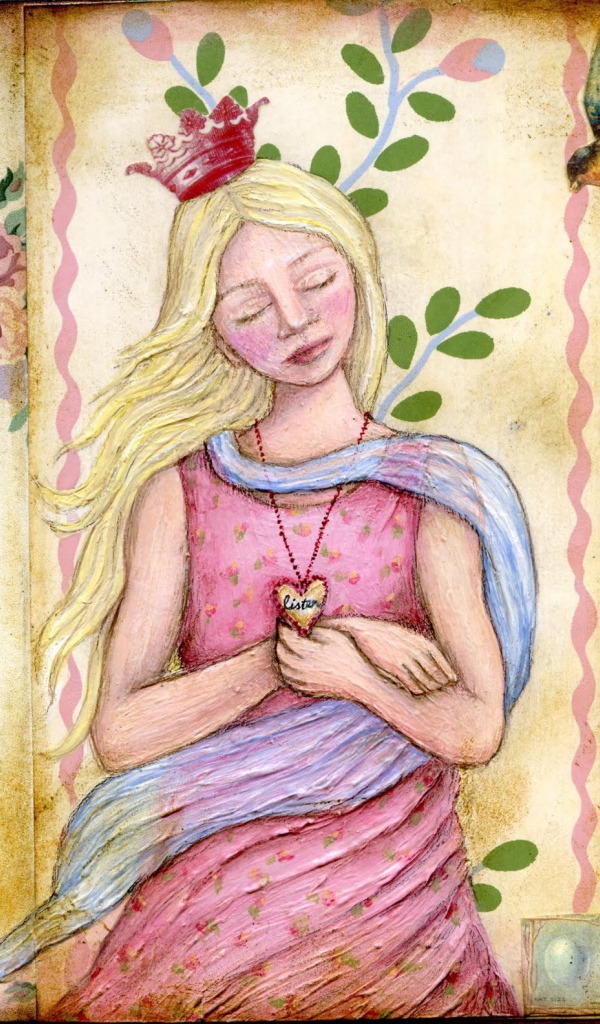 Принцесса с сердечком на день рождения