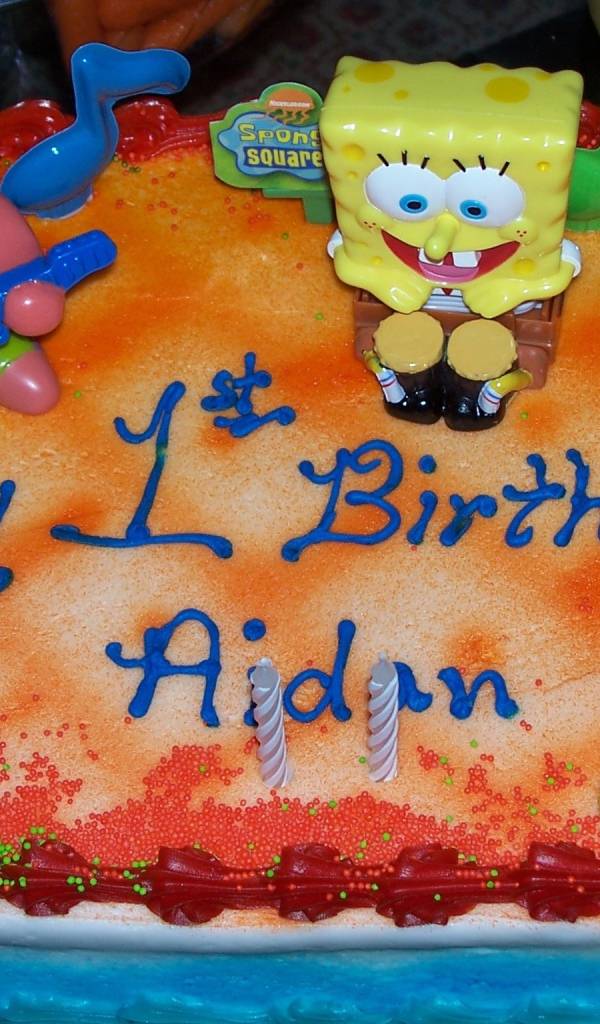  Губка Боб Квадратные Штаны торт ко дню рождения