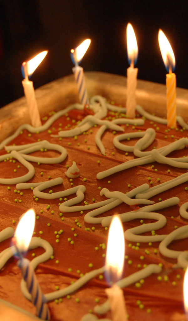 Вкусный пирог на день рождения