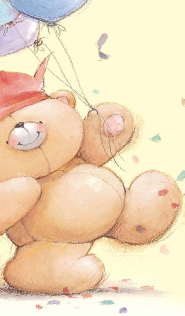 Плюшевый медведь идёт на день рождения