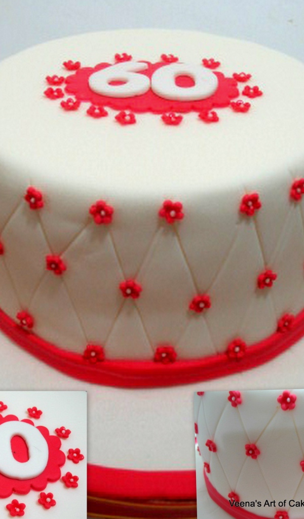 Торт ко дню рождения для 60 юбилея