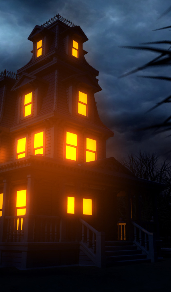 Хэллоуин дом с привидениями