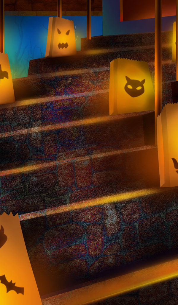 Хэллоуин Страшные лестницы