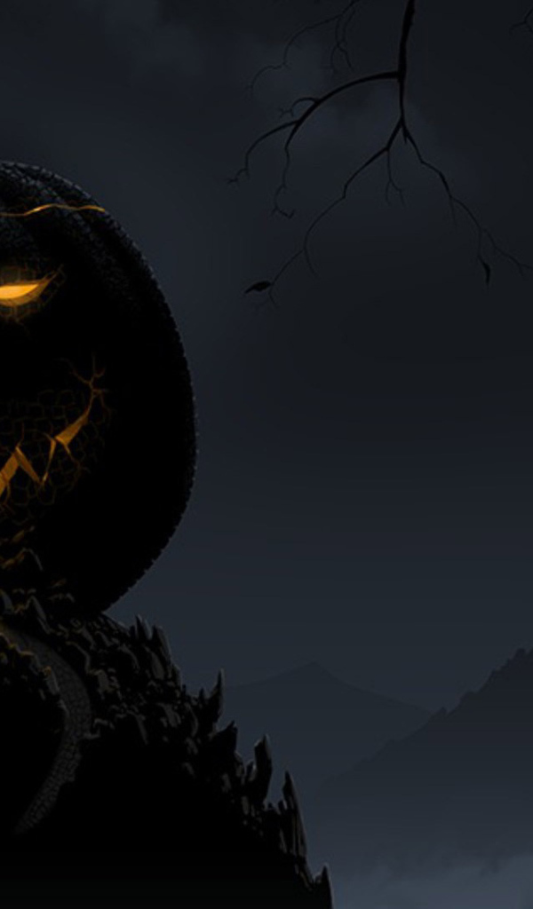 Хэллоуин дома из тыквы