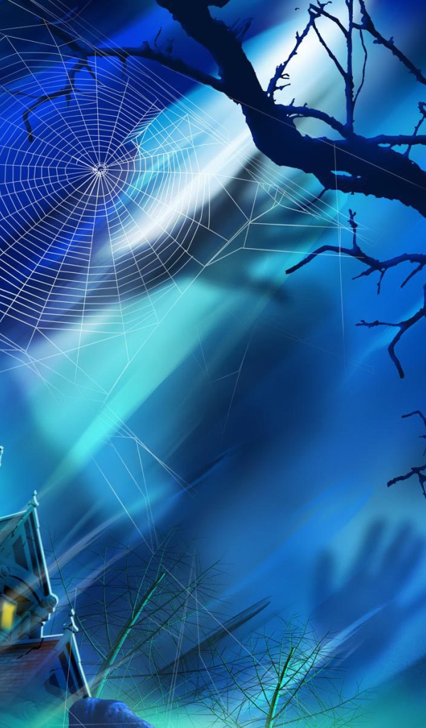 Хэллоуин паутины паука