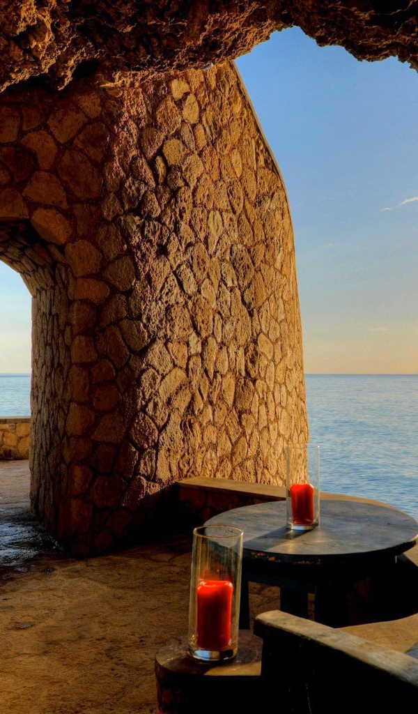 Балкон на берегу океана