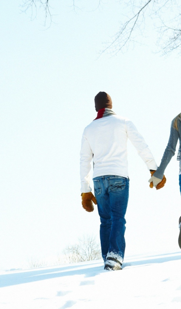 Любовь в зимнем лесу