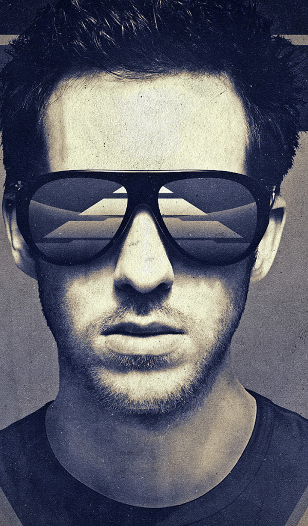 Calvin Harris в очках