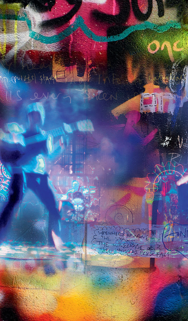 Coldplay стиле граффити