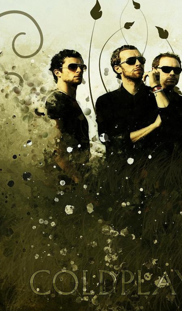 Coldplay в зеленом саду