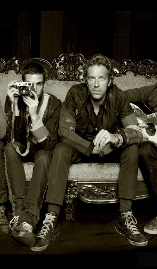Coldplay ретро картина