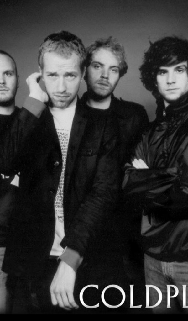 Coldplay группа в черном