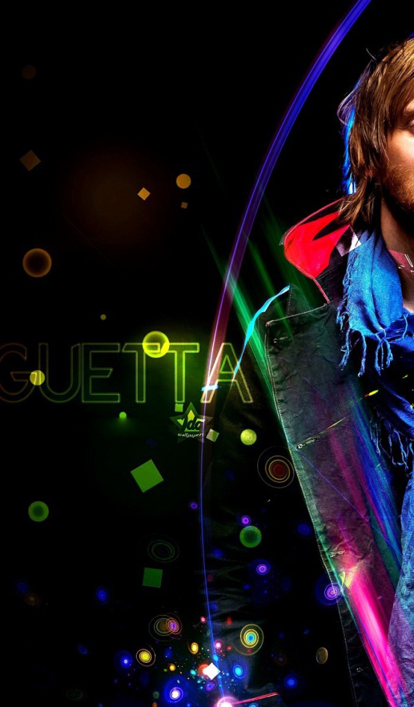 David Guetta на красивом фоне