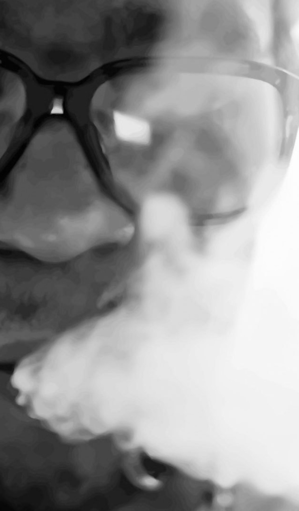 Kid Cudi выпуская дым