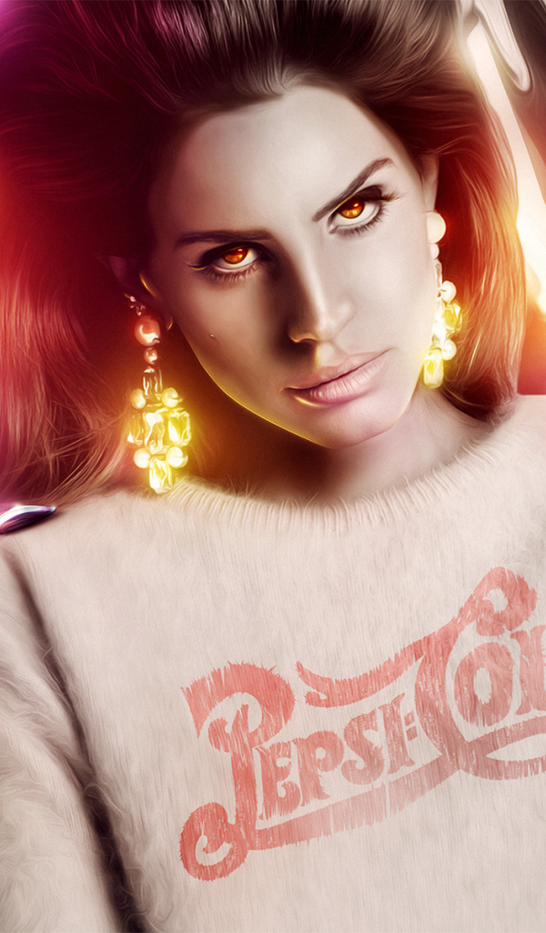 Lana Del Rey в свитере Pepsi Cola