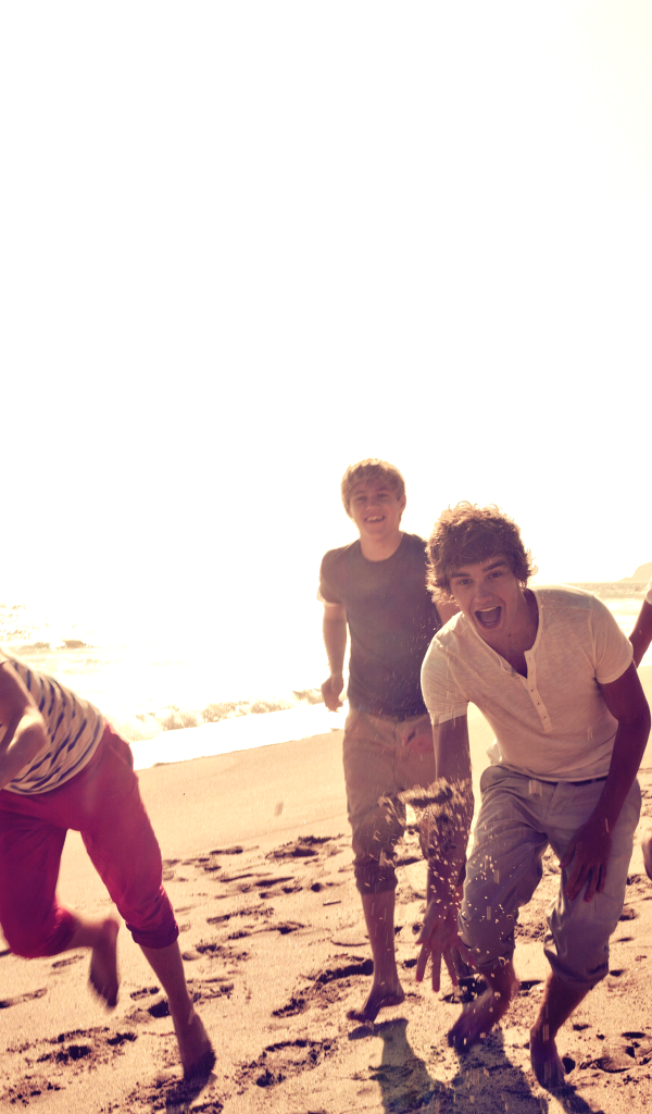 One Direction на пляже
