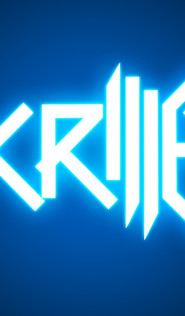 Skrillex Синий рисунок