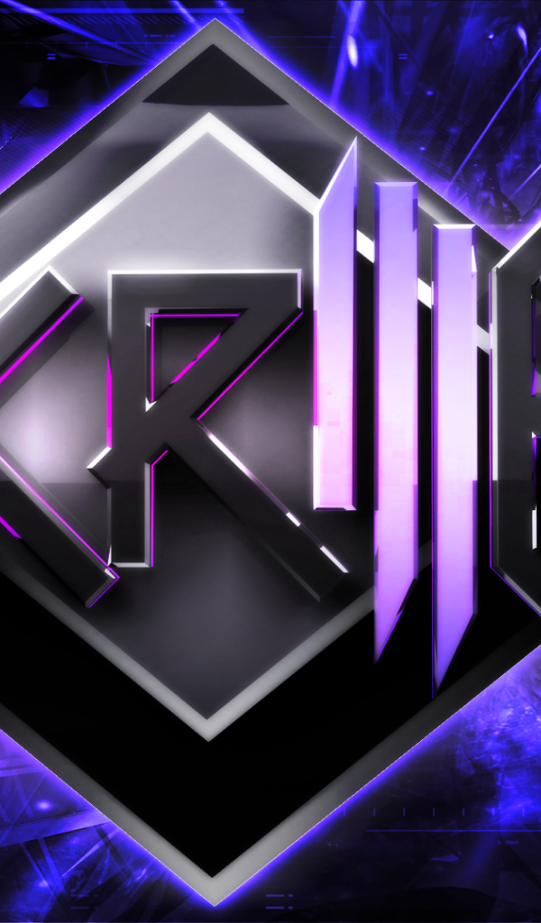 Skrillex фиолетовая картина