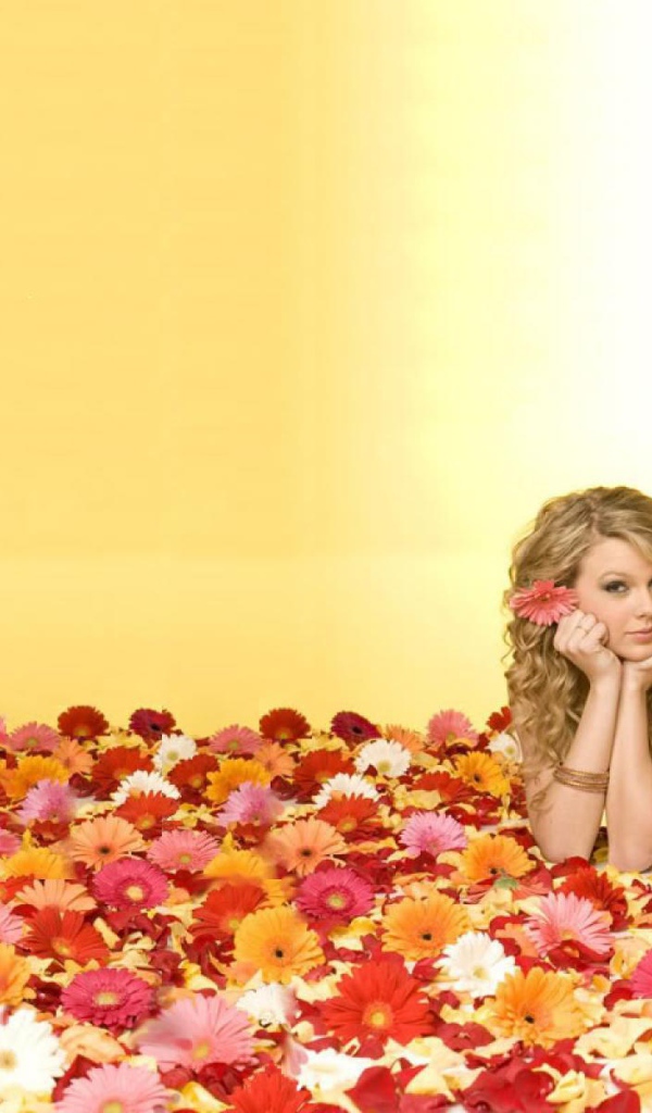 Taylor Swift в цветах