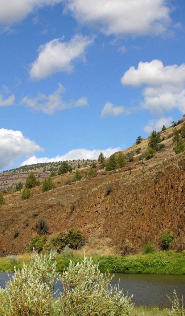 Гора и речка