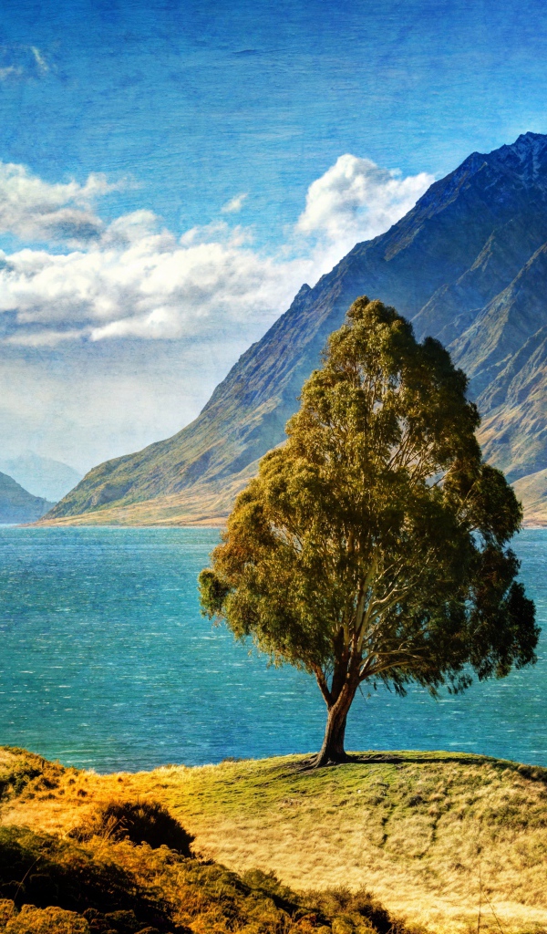 Дерево у озера