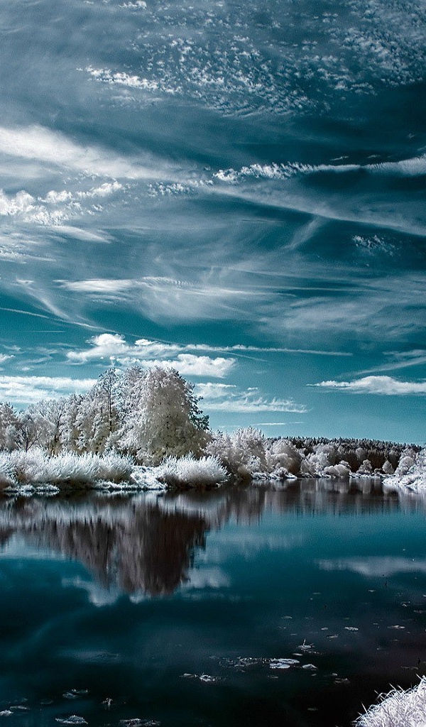 Инфракрасная фотография пейзаж