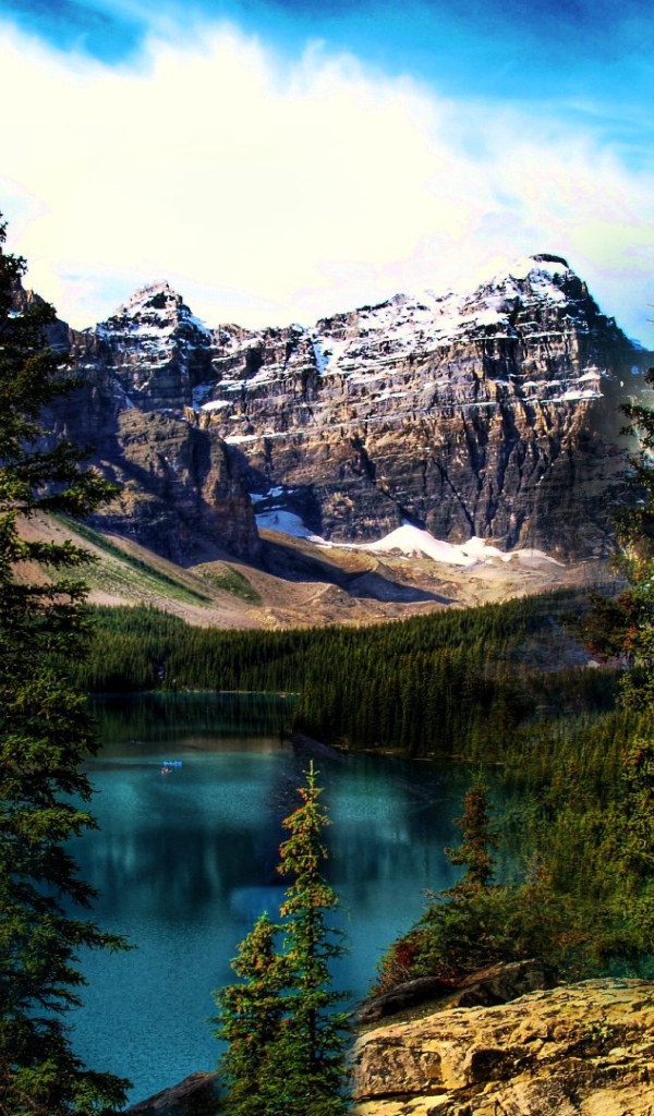 Горное озеро Moraine