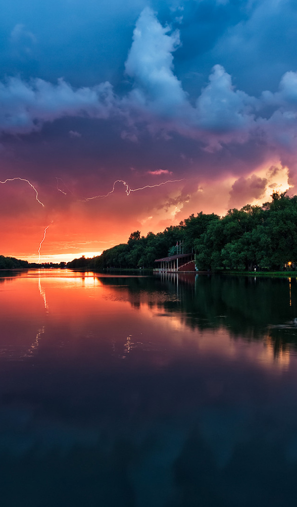 Гроза на закате