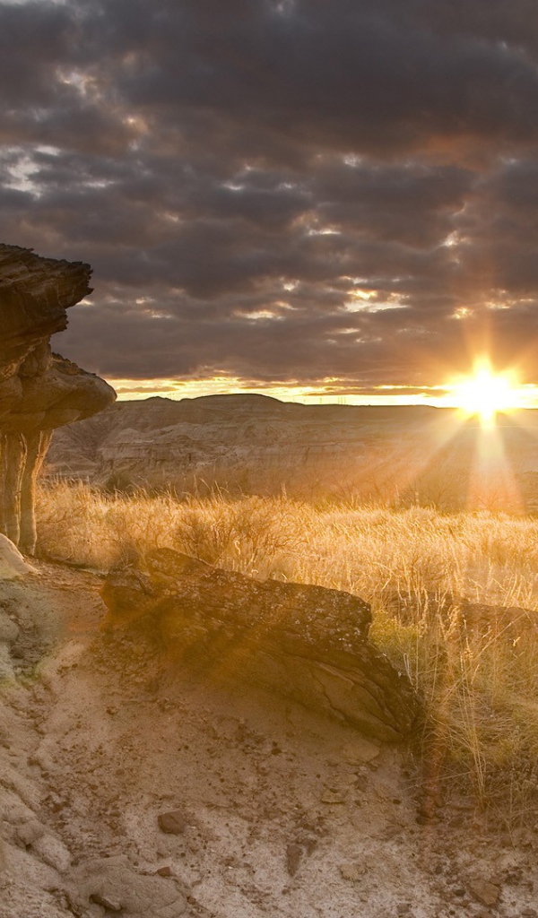 Закат в туче