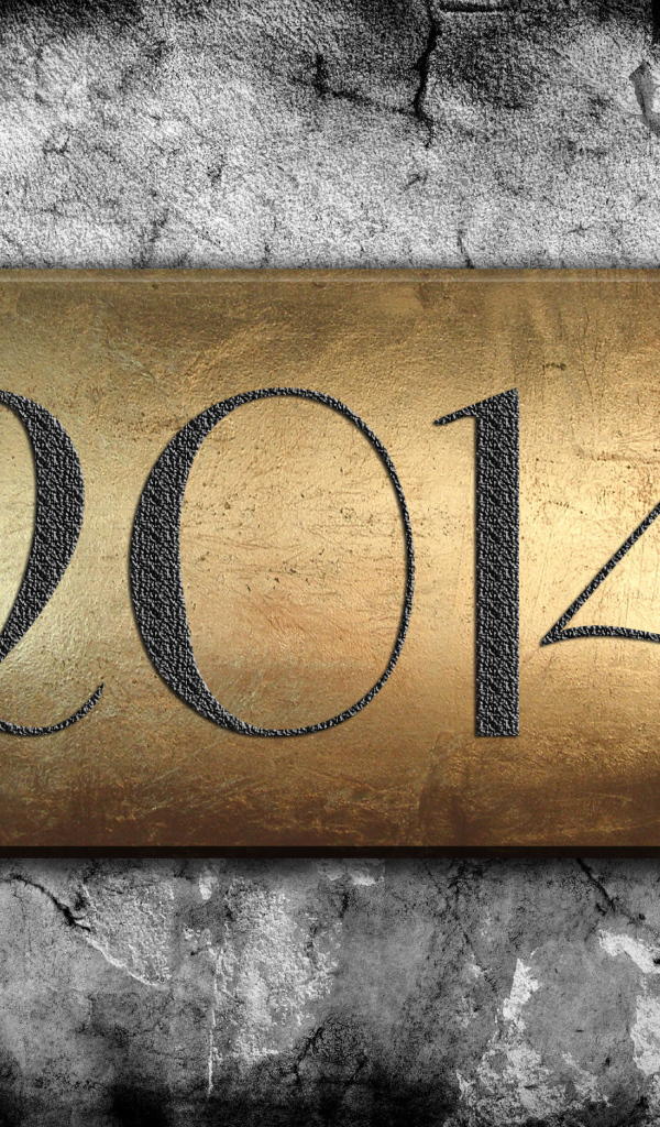 2014 на табличке