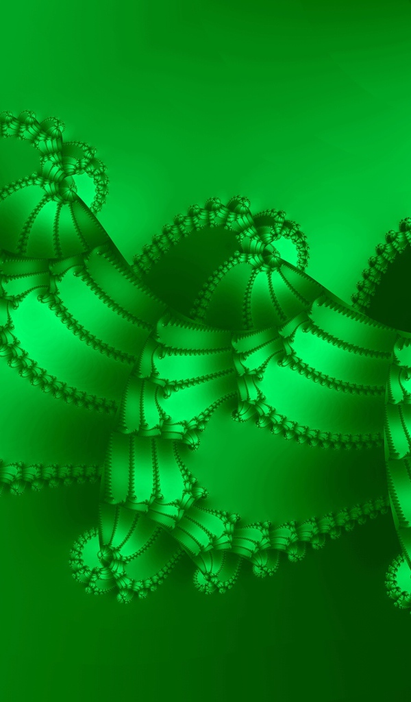 Гирлянда зеленая