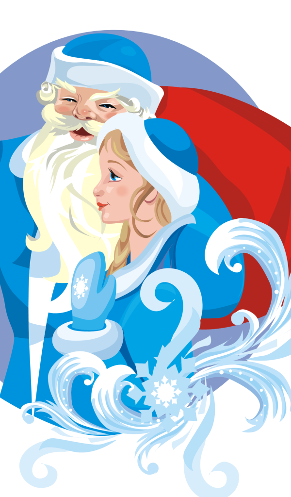 Дед мороз и снегурка
