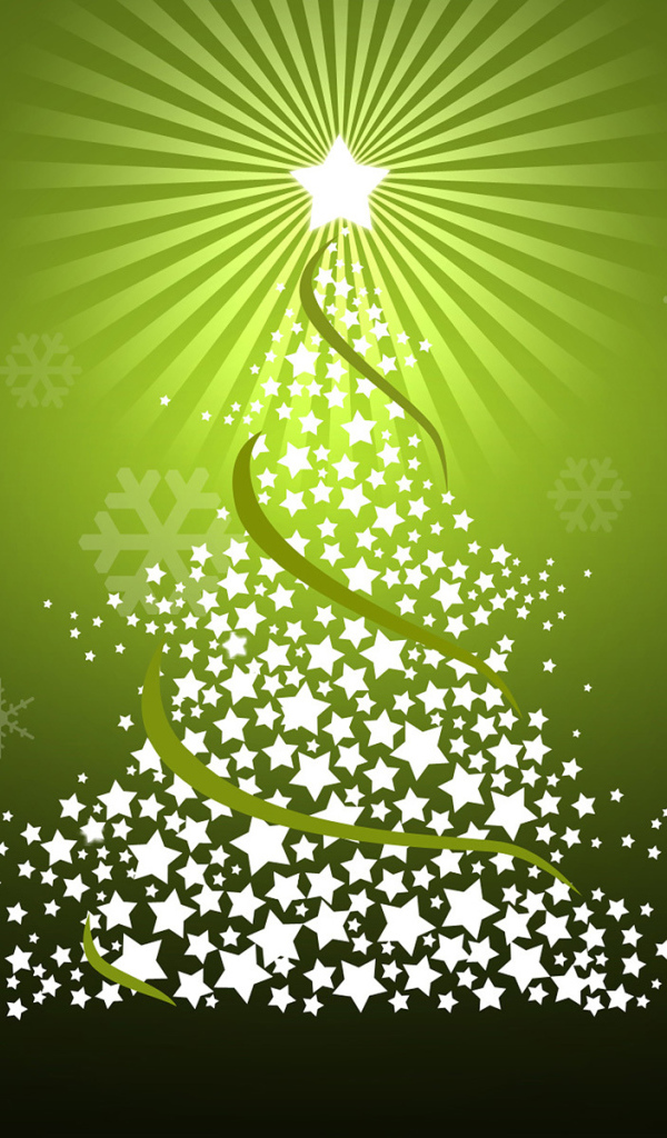 Зеленая Новогодняя елка 2014