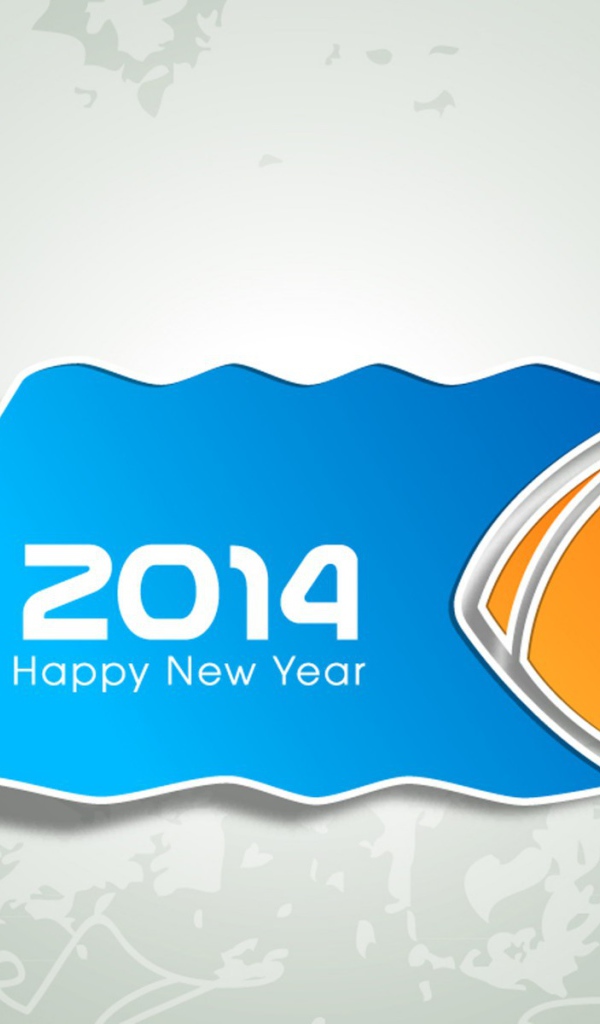 Счастливого Нового Года 2014, оранжевый конь