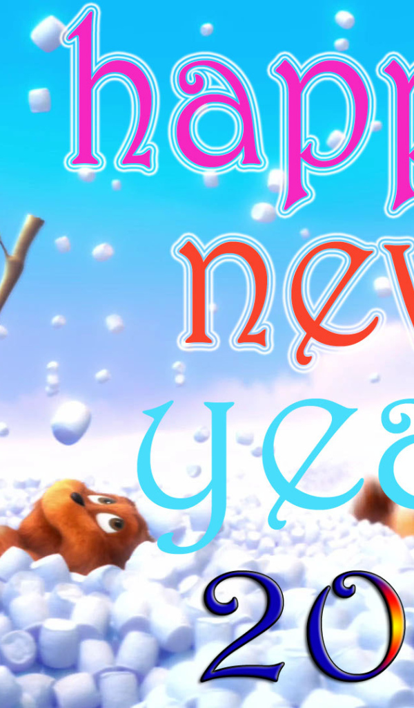 С Новым годом 2014 золотой лошади