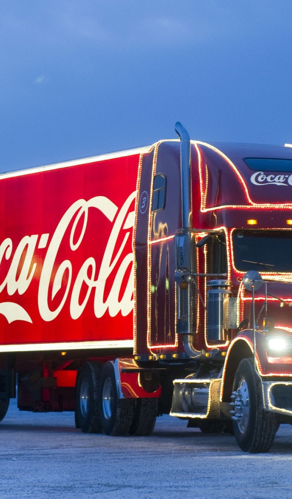 Новогодний грузовик Coca-Cola