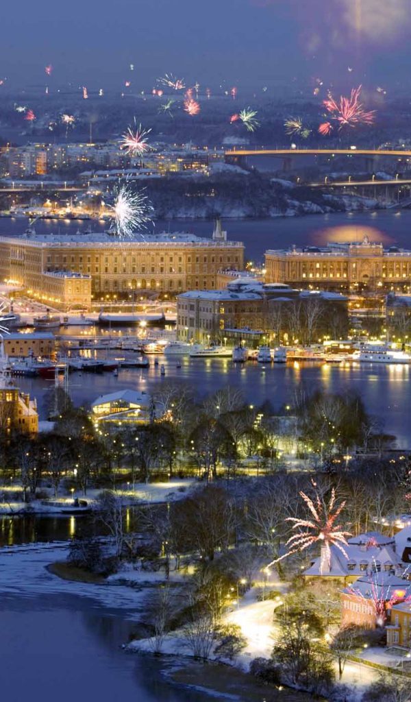 Новый год в большом городе