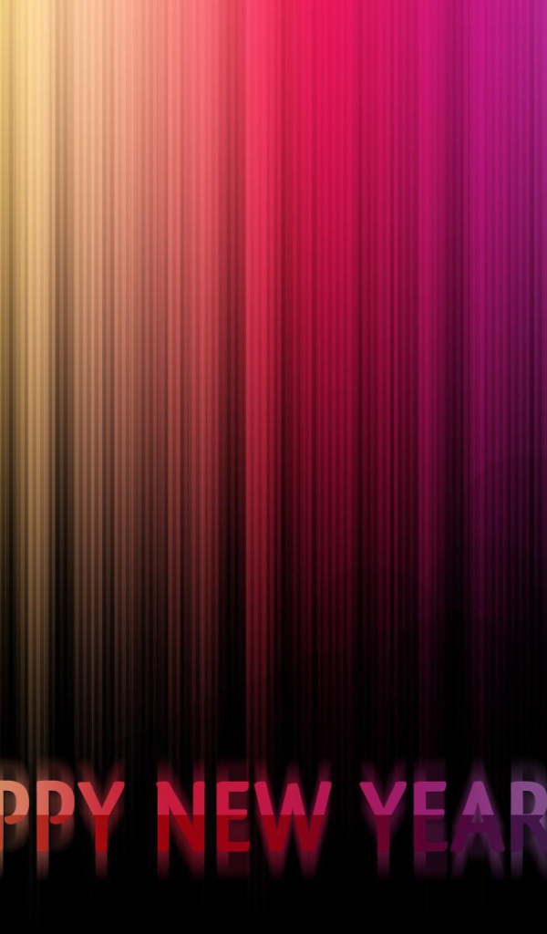 Новый год 2014, разноцветная картинка