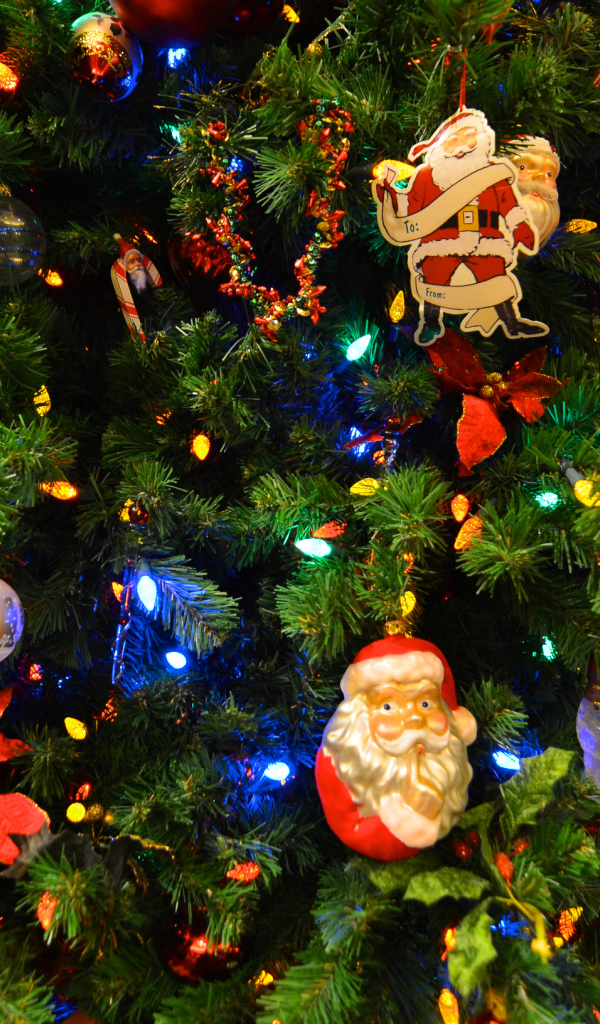 Новогодняя елка с Дедом Морозом