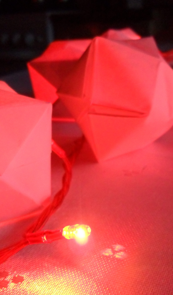 Оригами гирлянда
