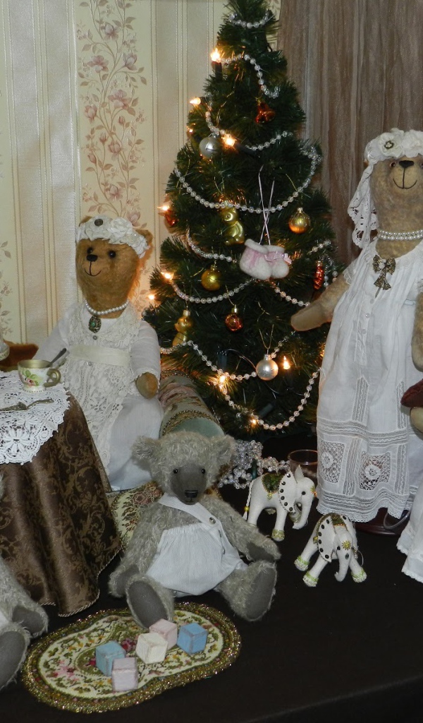 Bатные елочные игрушки