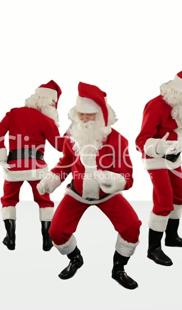 Дед мороз танцует