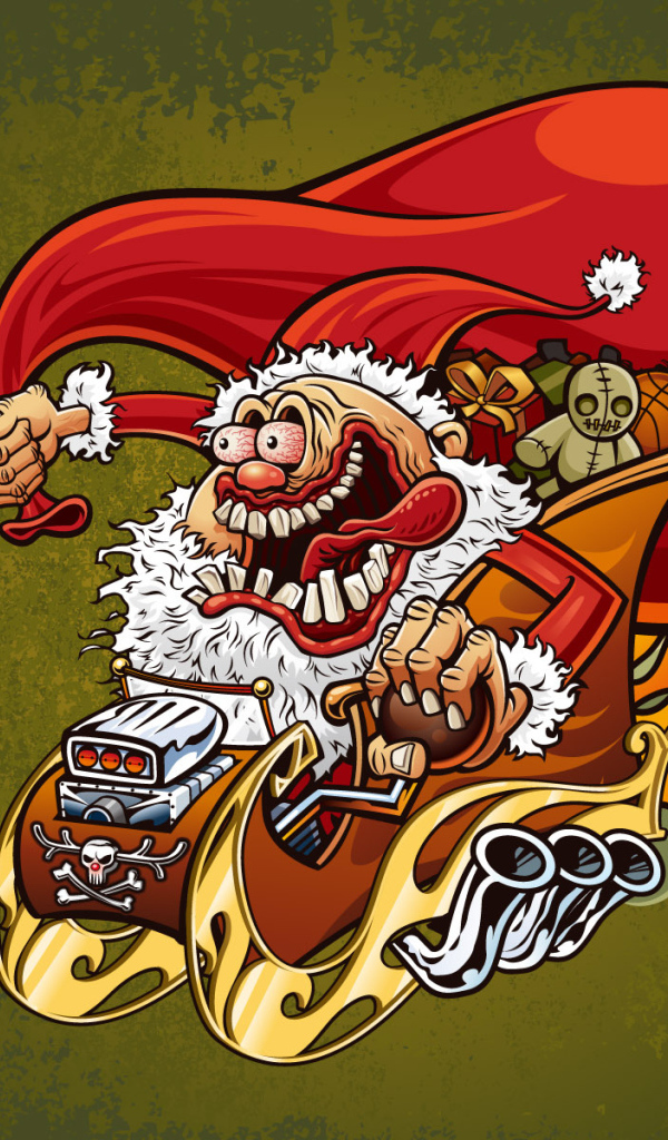 Cмешной дед мороз