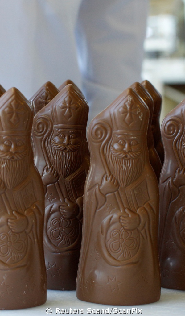 Шоколадный дед мороз