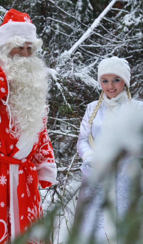 Дед мороз и снегурочка
