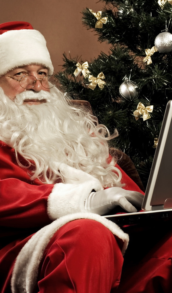 Прикольный дед мороз