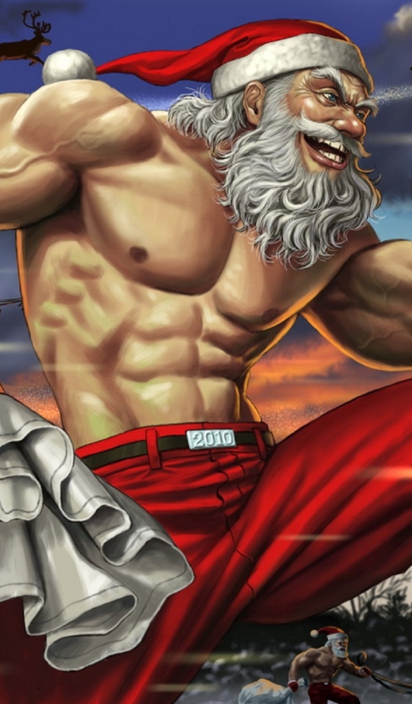 Дед мороз прикол