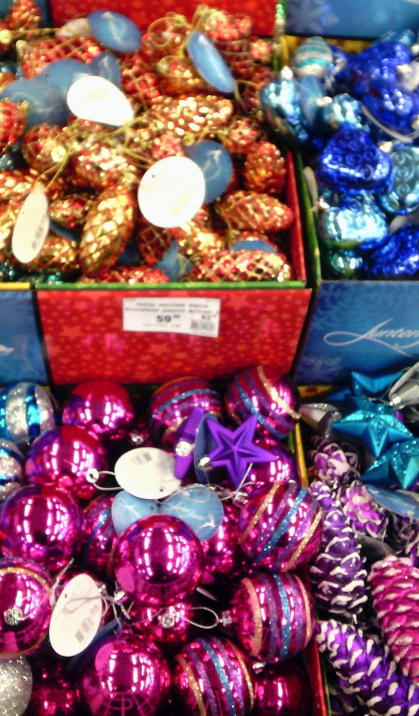 Hабор елочных игрушек