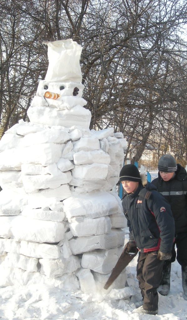 Cнежный дед мороз