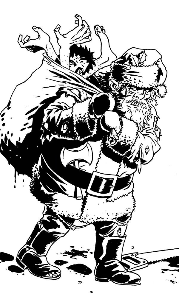 3омби дед мороз